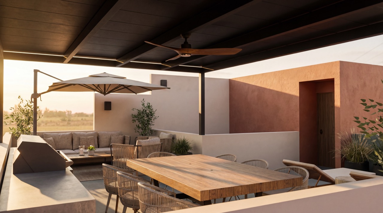 Marina shoreline in Puerto Los Cabos with boats, palms, and the Sea of Cortez