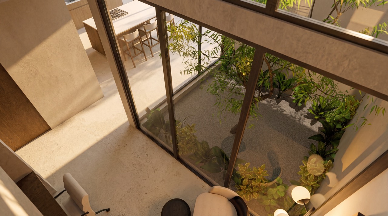 Exterior of a luxury minimalist villa in San José del Cabo